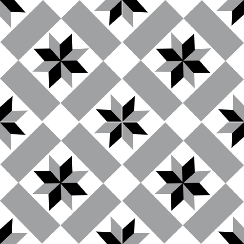 Carreaux de Ciment - Tarnais - 20x20cm ≈ 18mm -