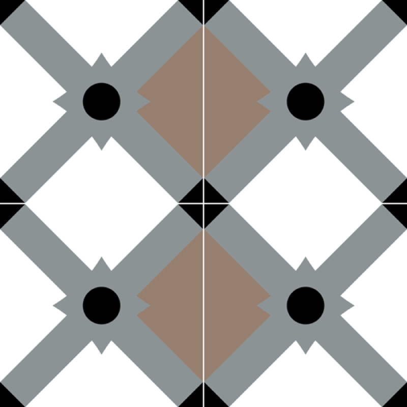 Carreaux de Ciment - Revel - 20x20cm ≈ 18mm -