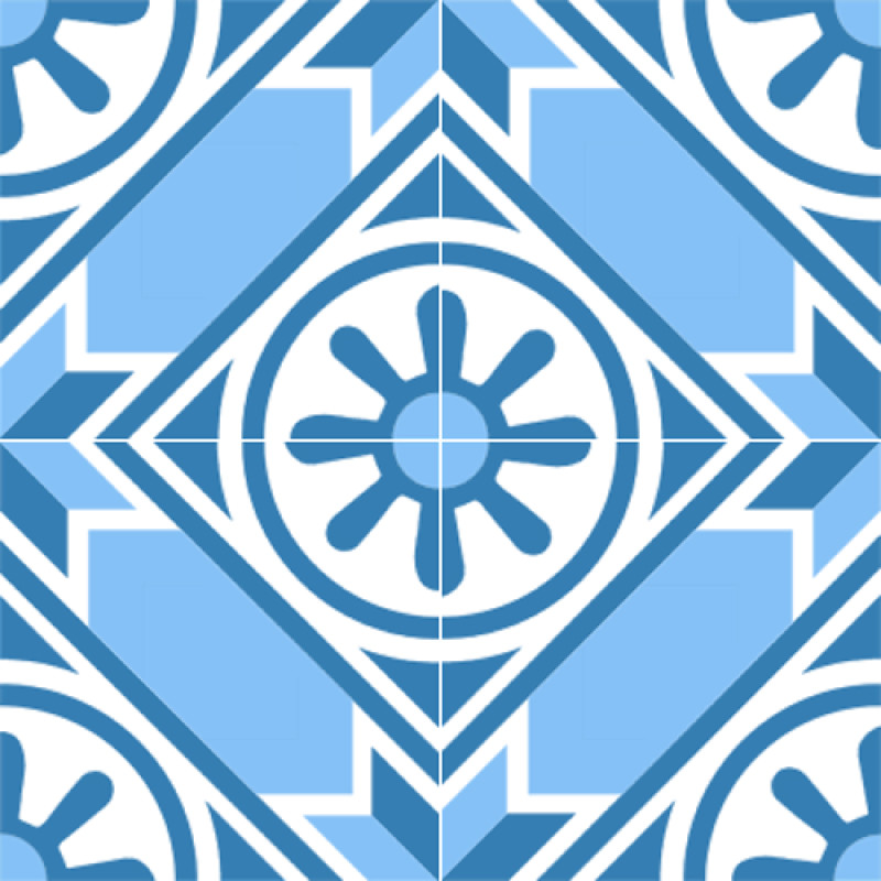 Carreaux de Ciment - Sabine - 20x20cm ≈ 18mm -