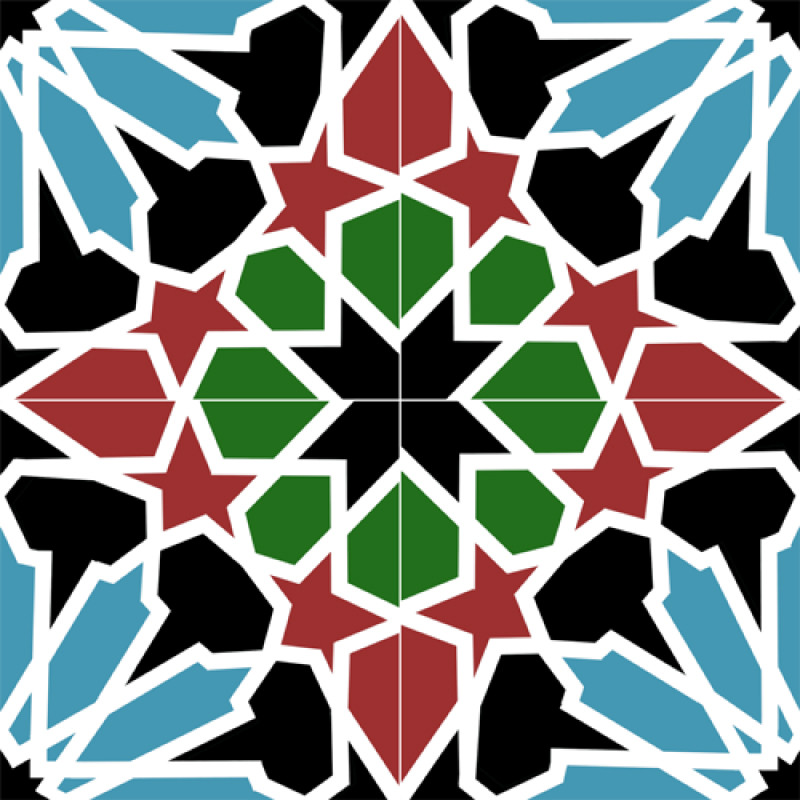 Carreaux de Ciment - Araignée - 20x20cm ≈ 18mm -