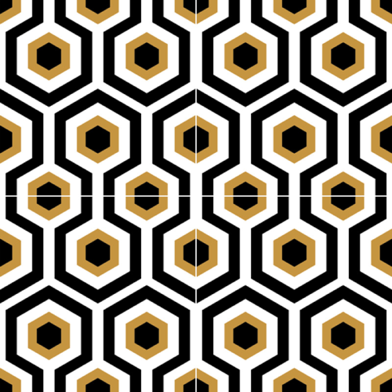 Carreaux de Ciment - Theil - 20x20cm ≈ 18mm -