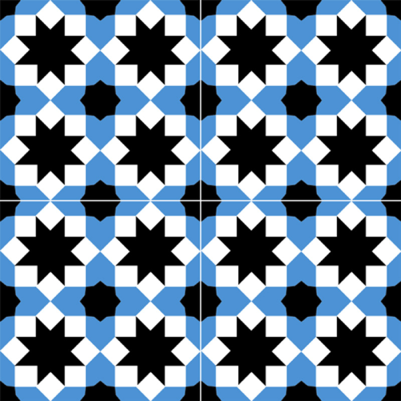 Carreaux de Ciment - M136 - 20x20cm ≈ 18mm -