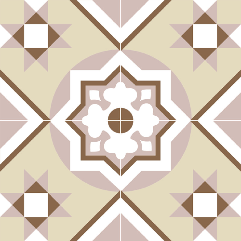 Carreaux de Ciment - Chantenay - 20x20cm ≈ 18mm -