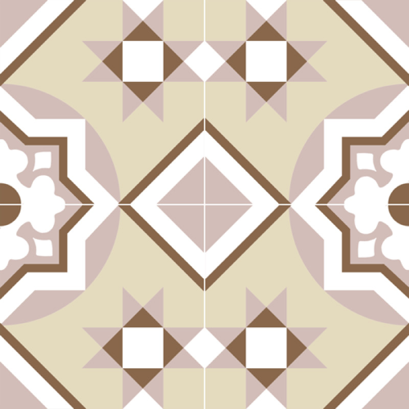 Carreaux de Ciment - Chantenay - 20x20cm ≈ 18mm -