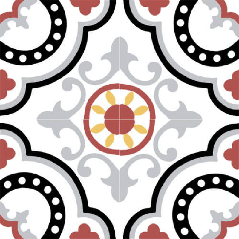 Carreaux de Ciment - M152 - 20x20cm ≈ 18mm -