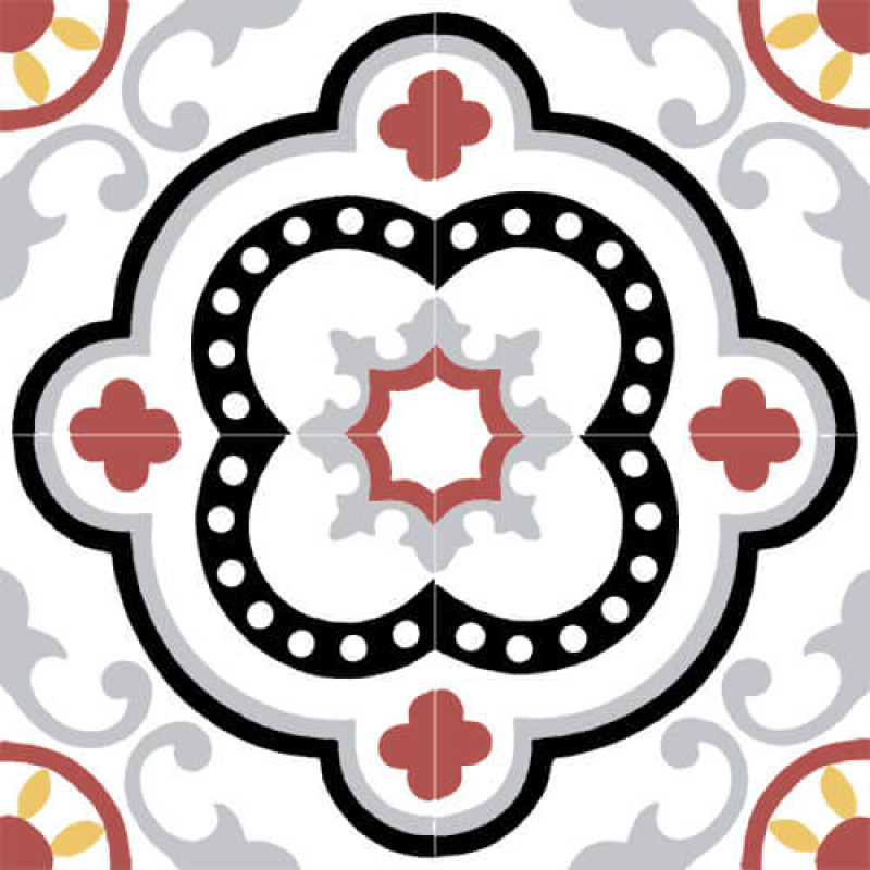 Carreaux de Ciment - M152 - 20x20cm ≈ 18mm -