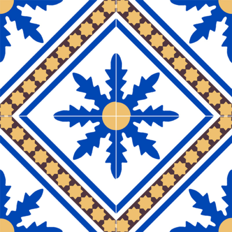 Carreaux de Ciment - MHD - 20x20cm ≈ 18mm -