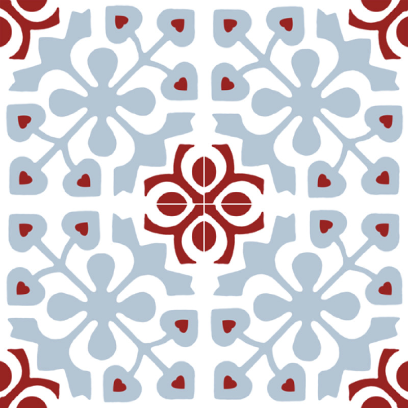 Carreaux de Ciment - M149 - 20x20cm ≈ 18mm -