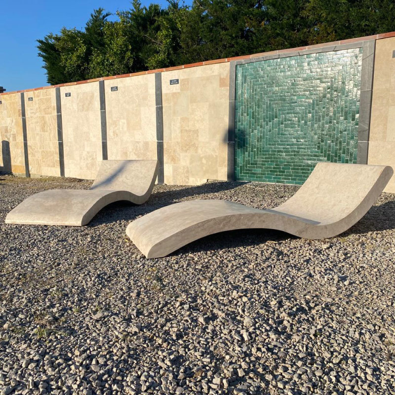 Bain de soleil - Travertin Beige LIGHT -