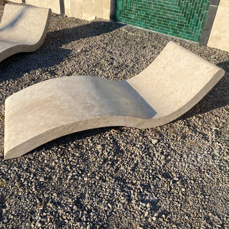 Bain de soleil - Travertin Beige LIGHT -