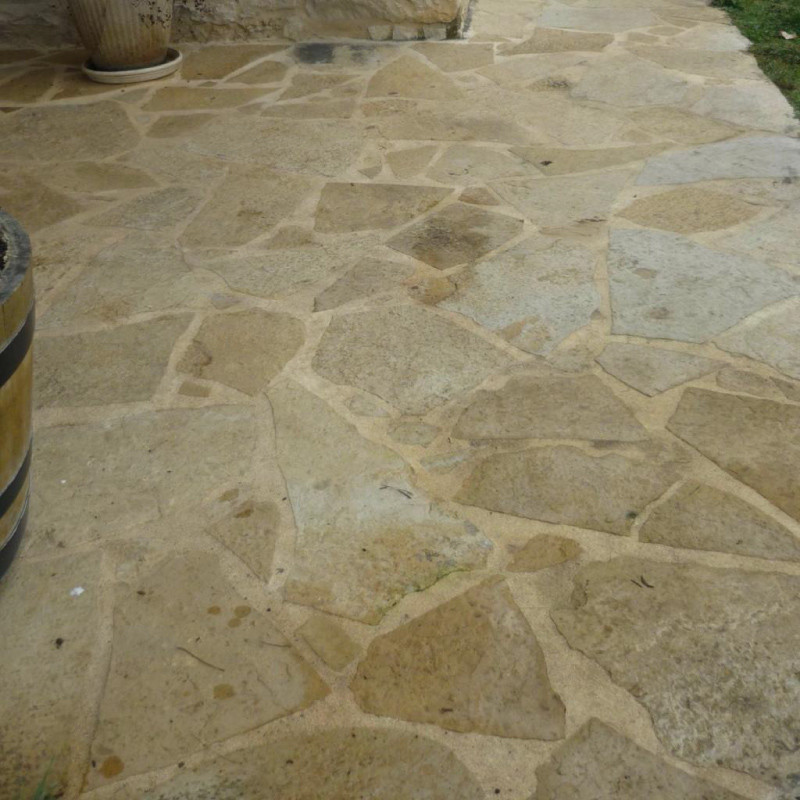 Dallage du Quercy - OPUS Incertum - Epaisseur 2,5/4cm -