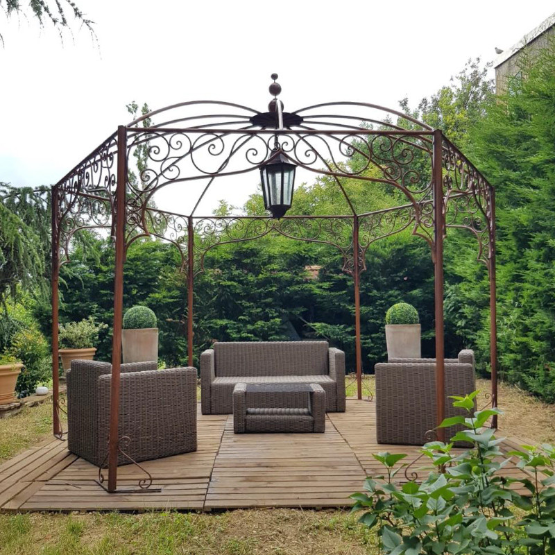 Gloriette Arabesque - ø 4m - 6 Poteaux -