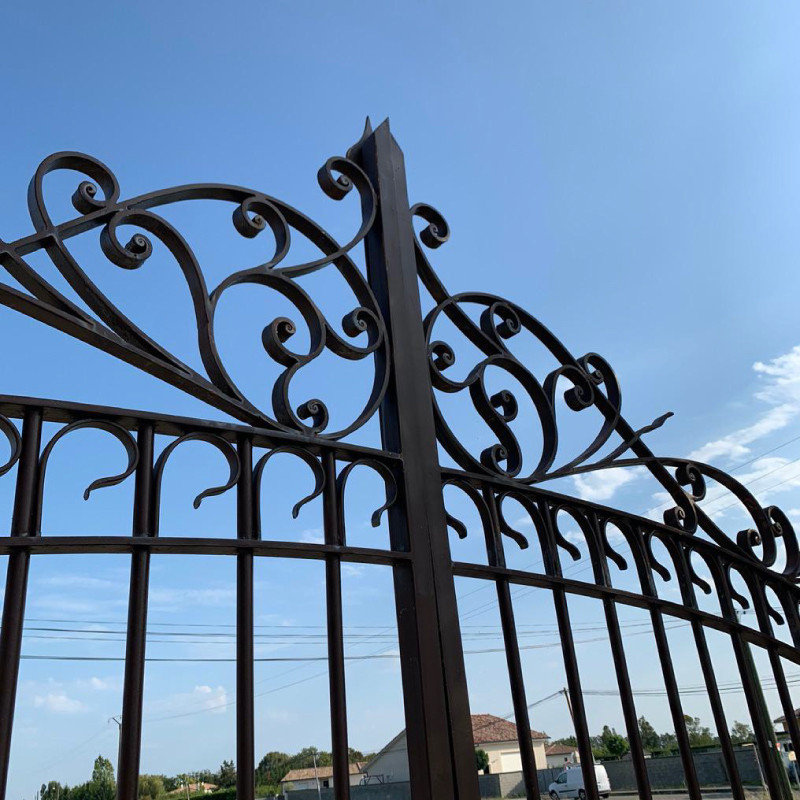 Portail - Fer Forgé - Uzès - 2 battants - 4m -