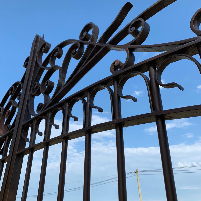 Portail - Fer Forgé - Uzès - 2 battants - 4m -