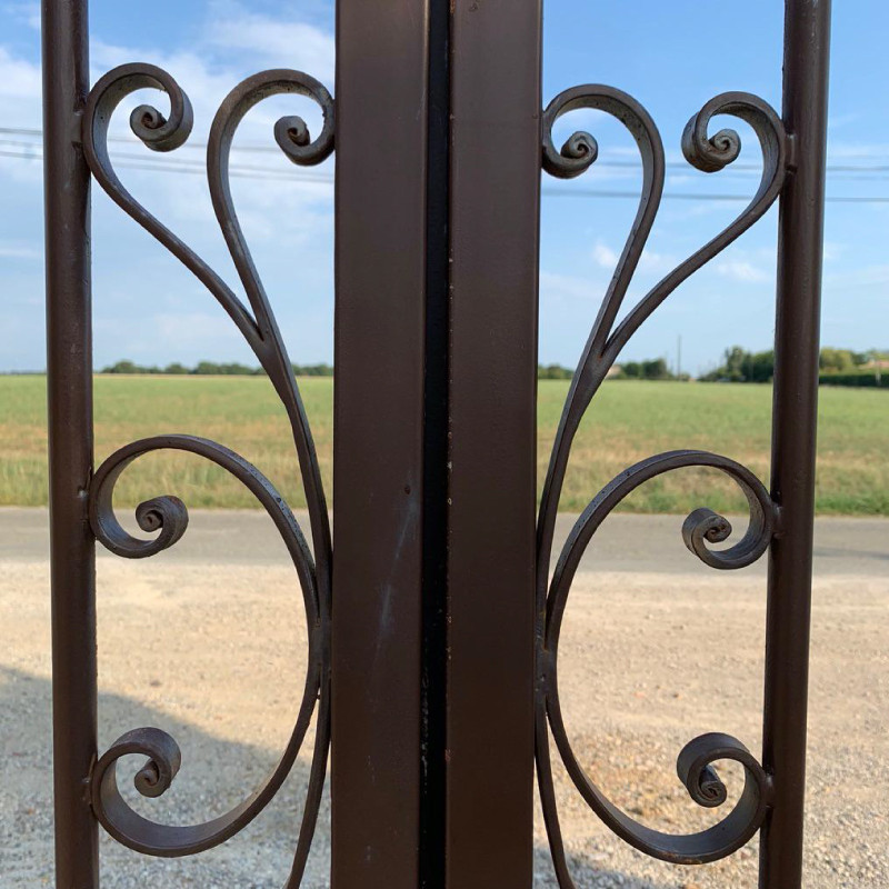 Portail - Fer Forgé - Uzès - 2 battants - 4m -