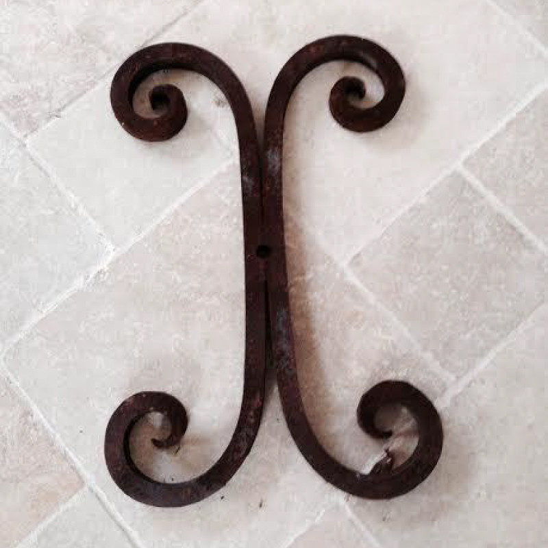 Clé de Tirant - Fer Forgé - Bourguignon - 60/40cm -