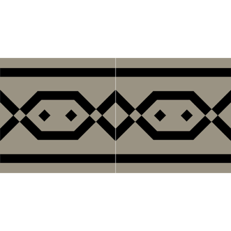 Frise Carreaux de Ciment - M120 - 20x20cm ≈ 18mm -