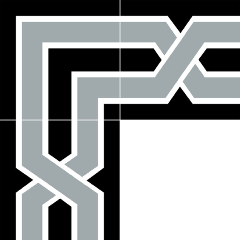 Frise Carreaux de Ciment - Angle M137 - 20x20cm ≈ 18mm -