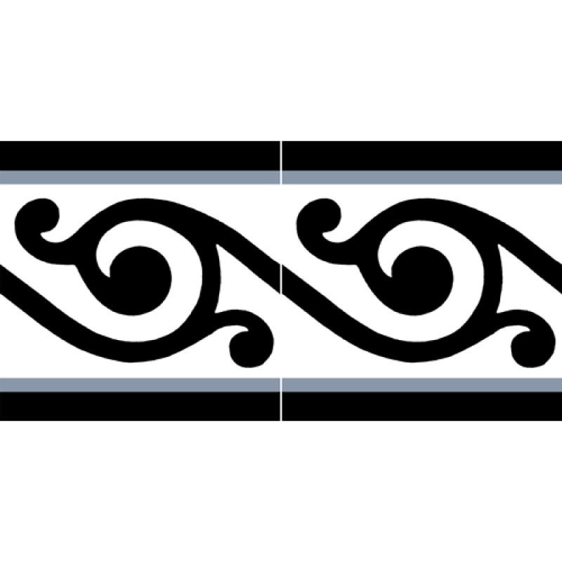 Frise Carreaux de Ciment - M140 - 20x20cm ≈ 18mm -