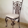 Chaise en fer forgé - Royale -