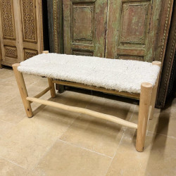 Banc - Bohème - Blanc - 1m -