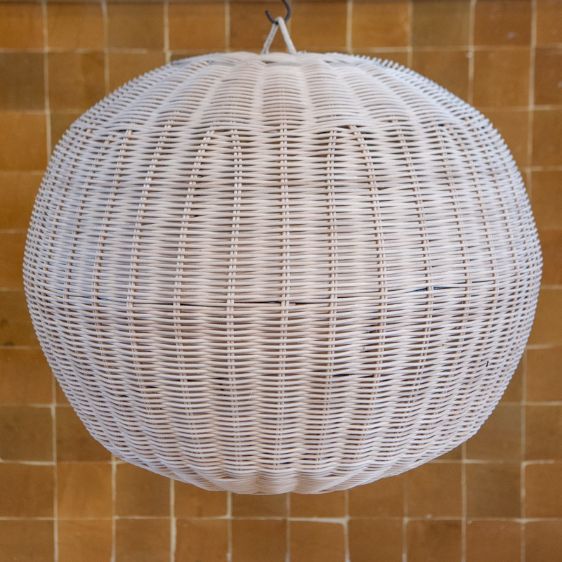 Suspension Bobby en rotin - ⌀ 60cm -