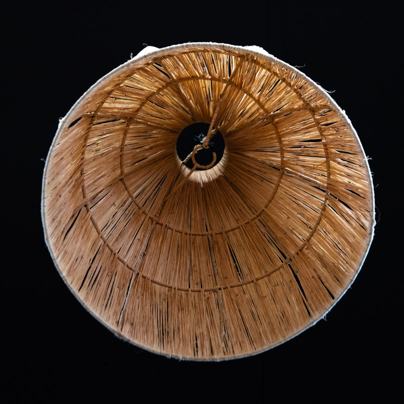 Suspension Ariane en raphia - ⌀ 50cm - Hauteur 85cm -