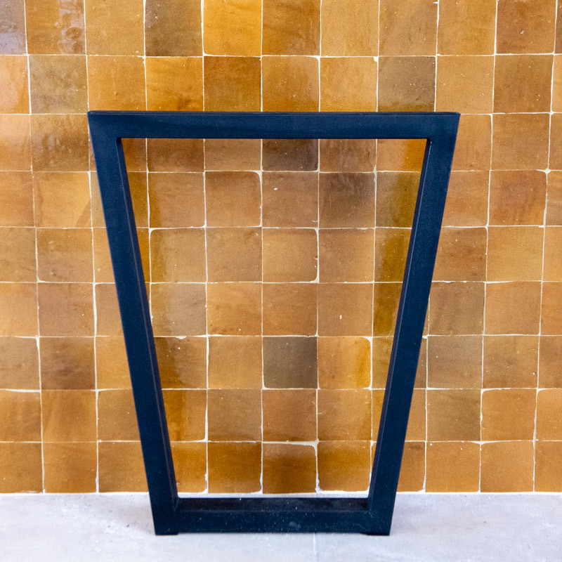 Pied - Métal - Trapèze XL - Plusieurs hauteurs disponibles -