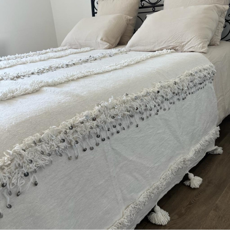 Plaid - Pompom - Handira - M / L -