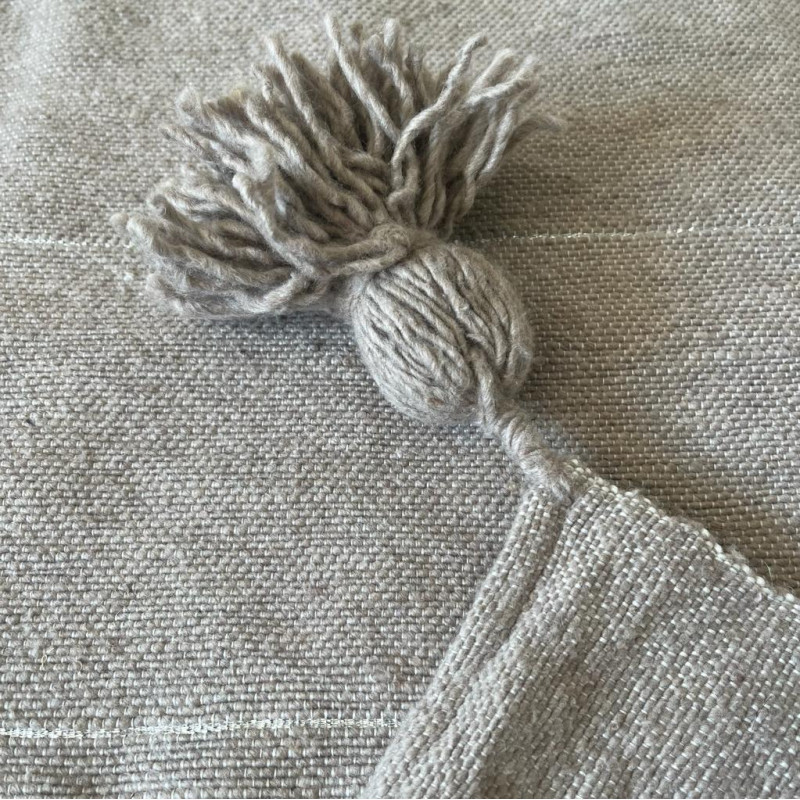 Plaid - Pompom - Uni - Liserets - M / L -