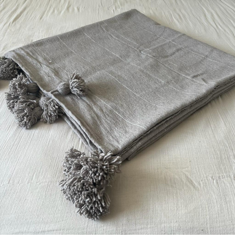 Plaid - Pompom - Uni - Liserets - M / L -