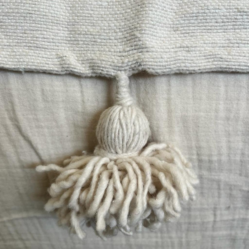 Plaid - Pompom - Motif - Plusieurs Dessins - S /M -