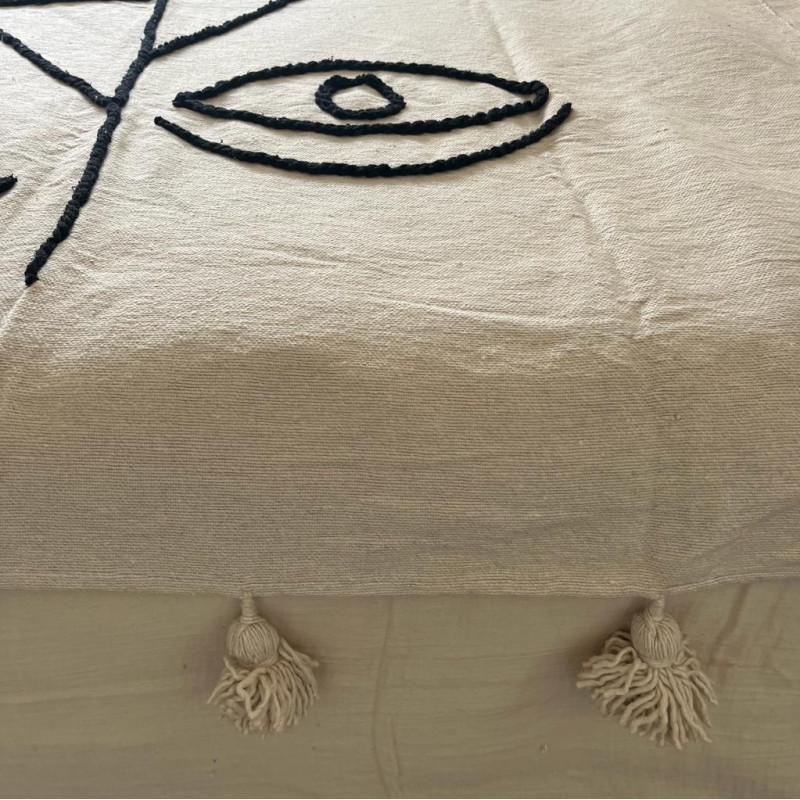 Plaid - Pompom - Motif - Plusieurs Dessins - S /M -