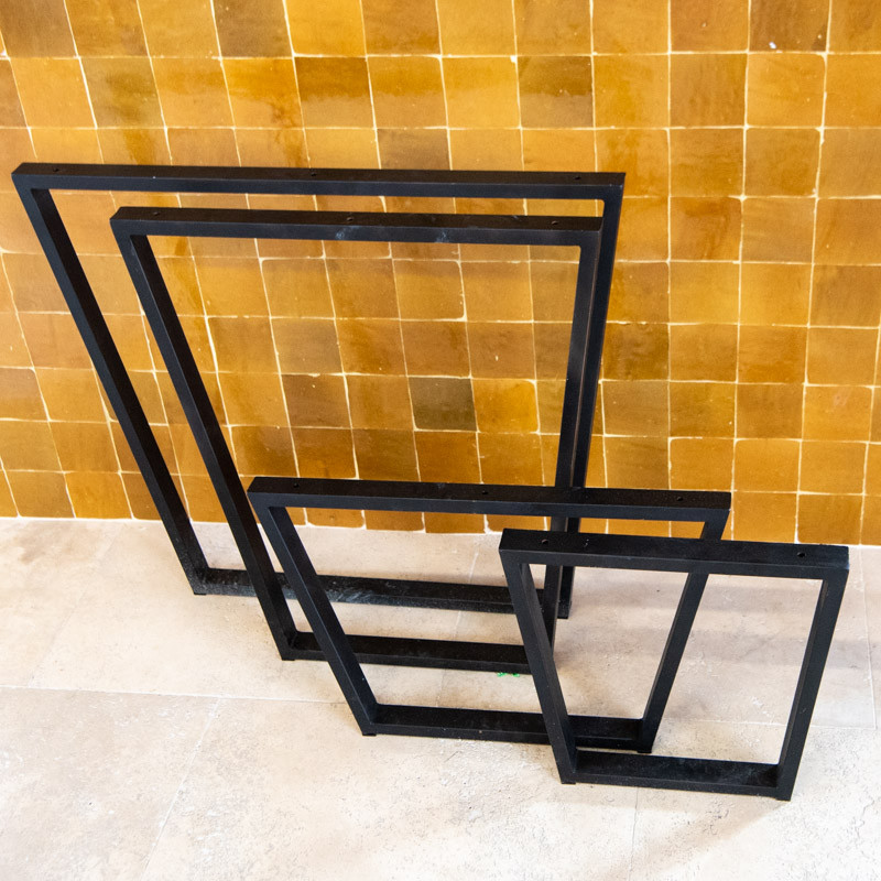 Pied - Métal - Trapèze - Plusieurs hauteurs disponibles -