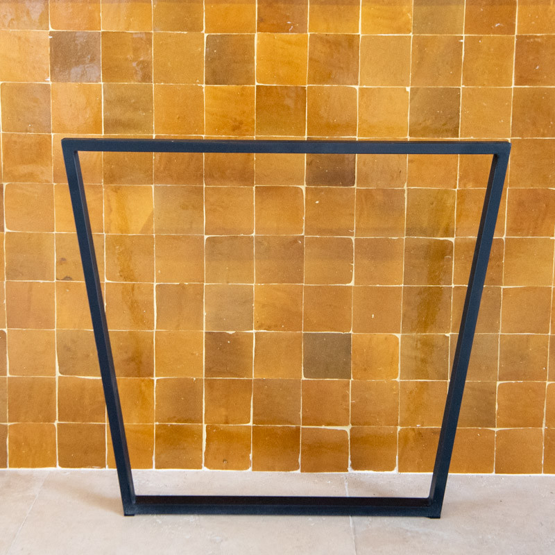 Pied - Métal - Trapèze - Plusieurs hauteurs disponibles -