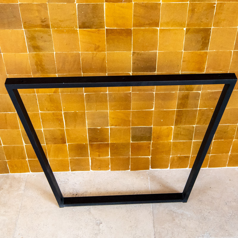 Pied - Métal - Trapèze - Plusieurs hauteurs disponibles -