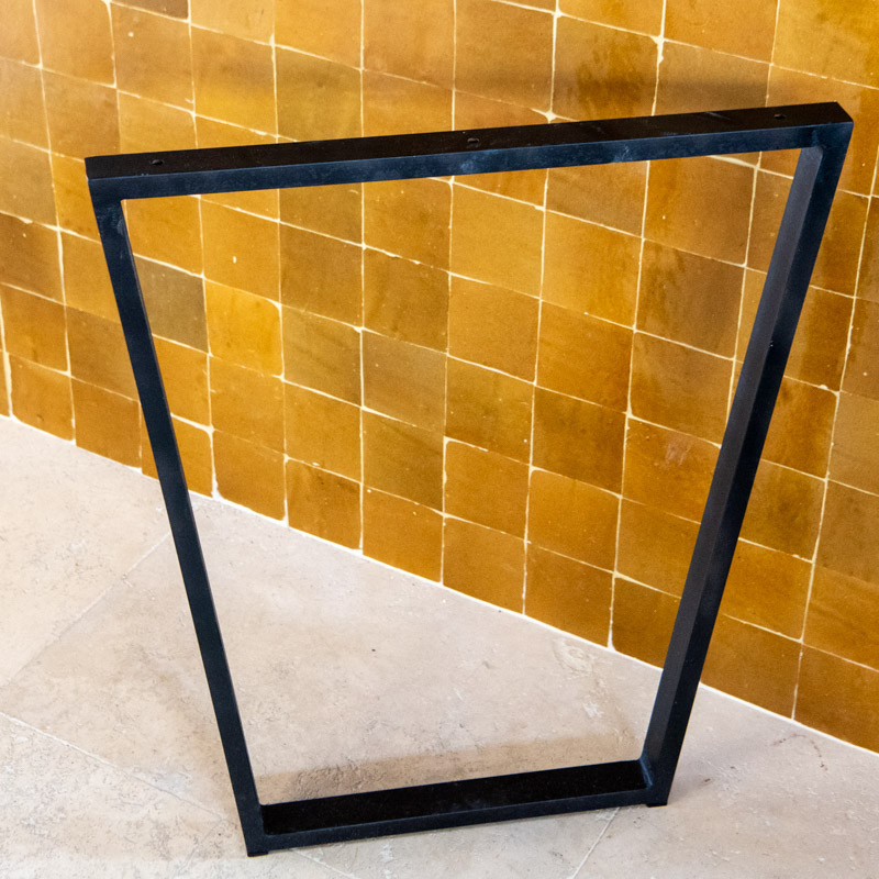 Pied - Métal - Trapèze - Plusieurs hauteurs disponibles -