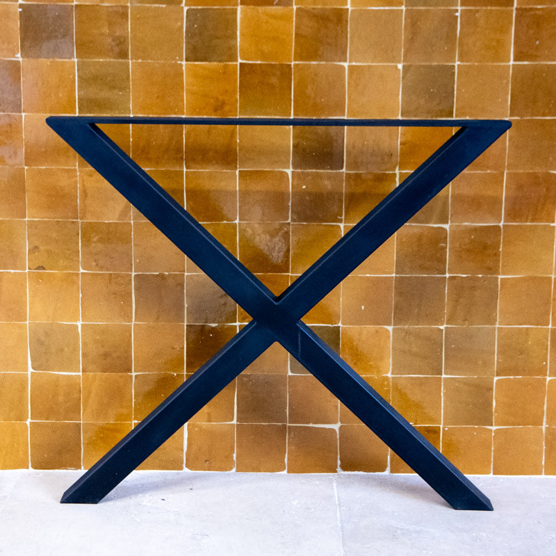 Pied - Métal - X Tube - S / M / L / XL -