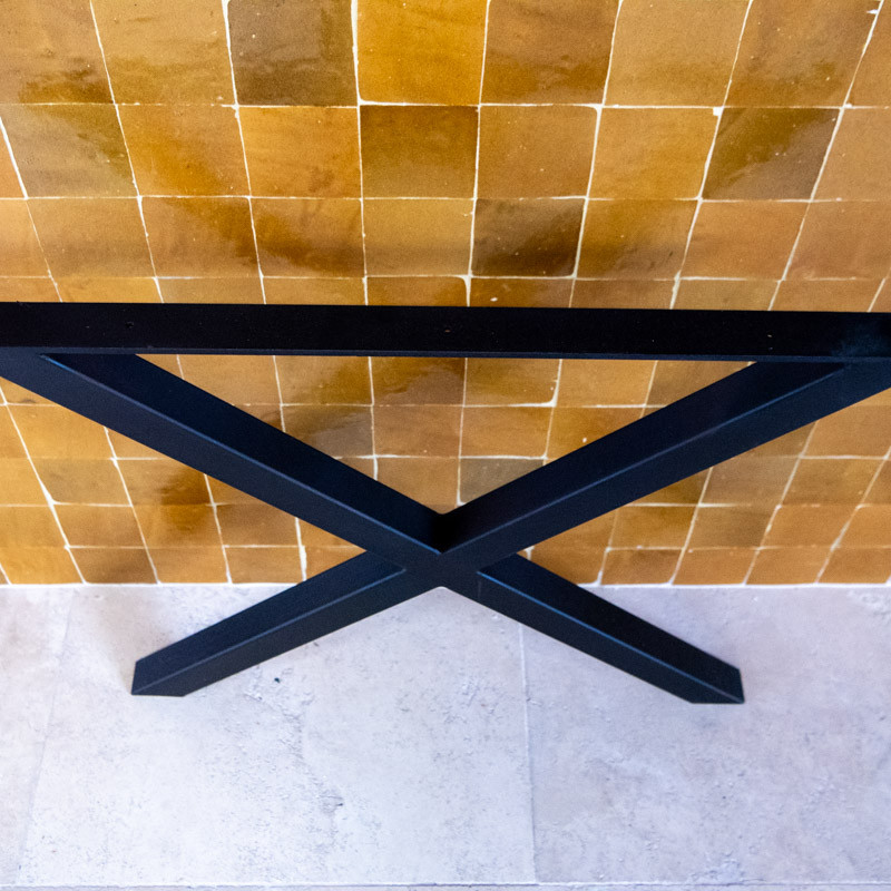 Pied - Métal - X Tube - S / M / L / XL -