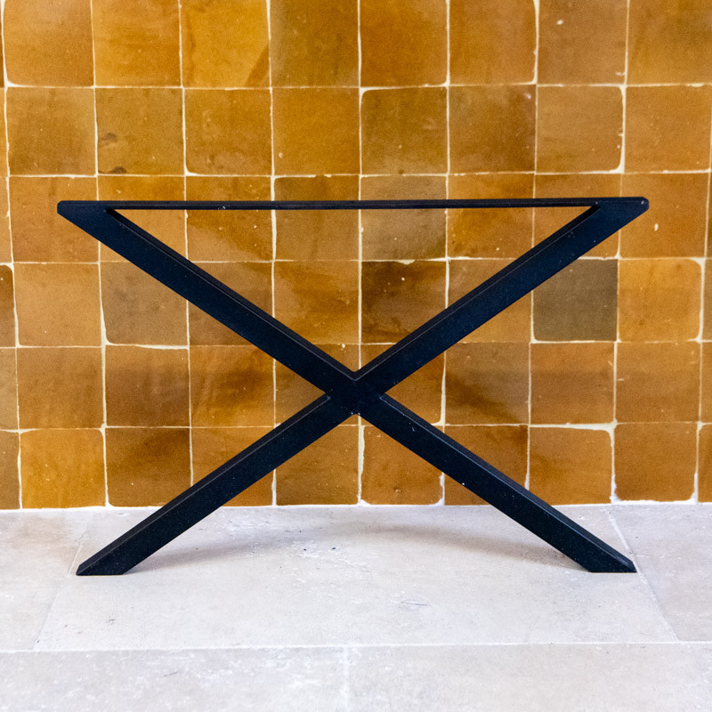 Pied - Métal - X Tube - S / M / L / XL -