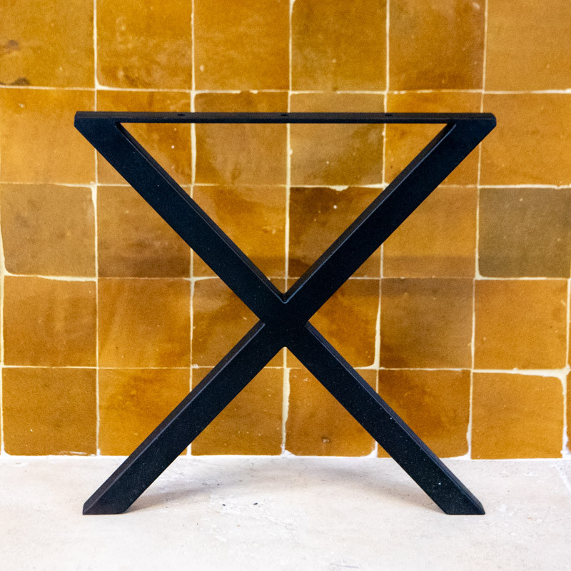 Pied - Métal - X Tube - S / M / L / XL -