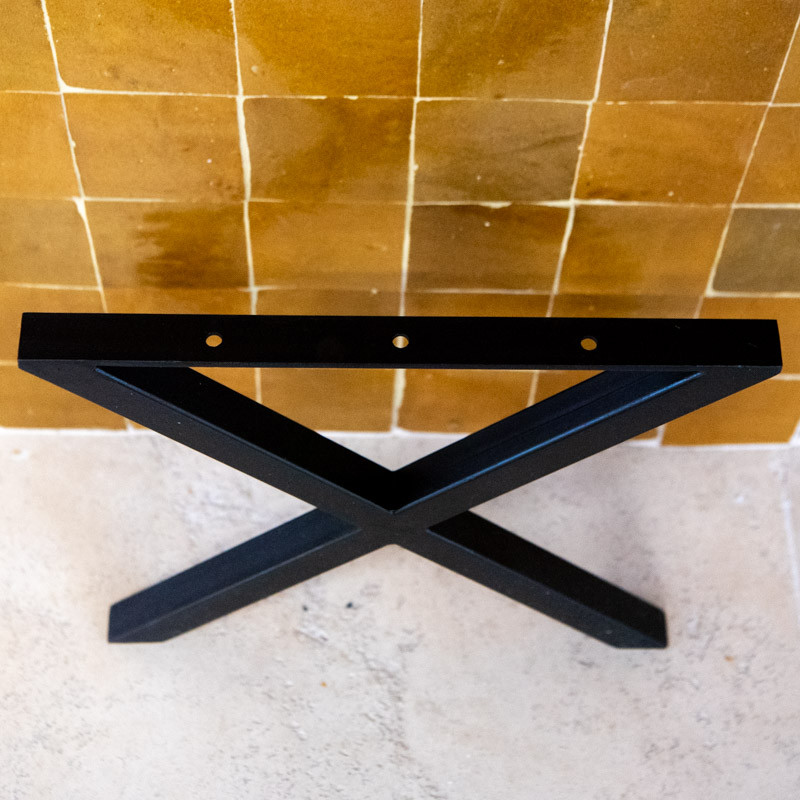 Pied - Métal - X Tube - S / M / L / XL -