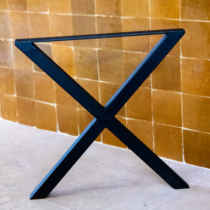 Pied - Métal - X Tube - S / M / L / XL -