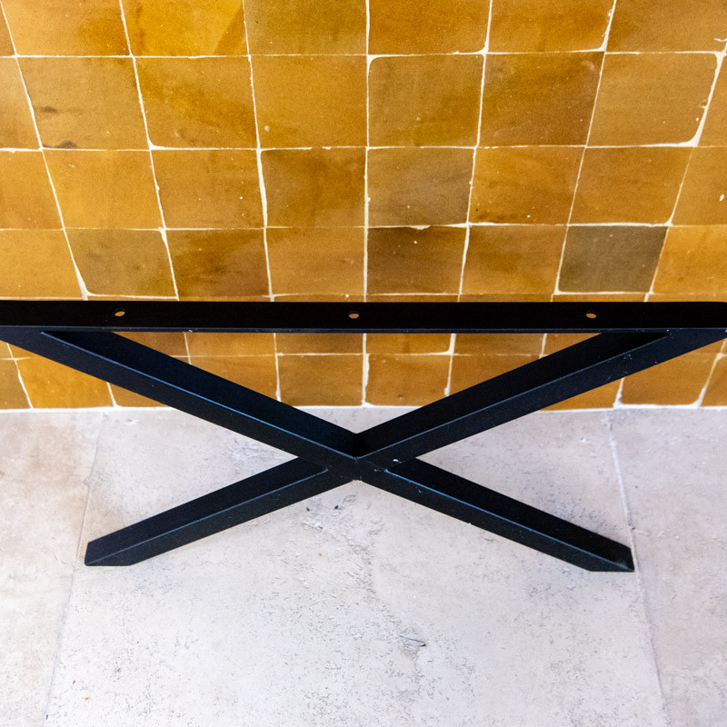 Pied - Métal - X Tube - S / M / L / XL -