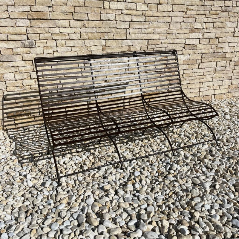 Banc - Fer Forgé - Campagne -