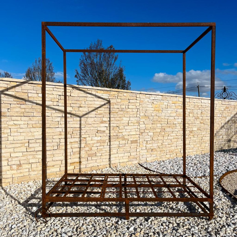 Bain de soleil - Métal - Cargot Double - Baldaquin -