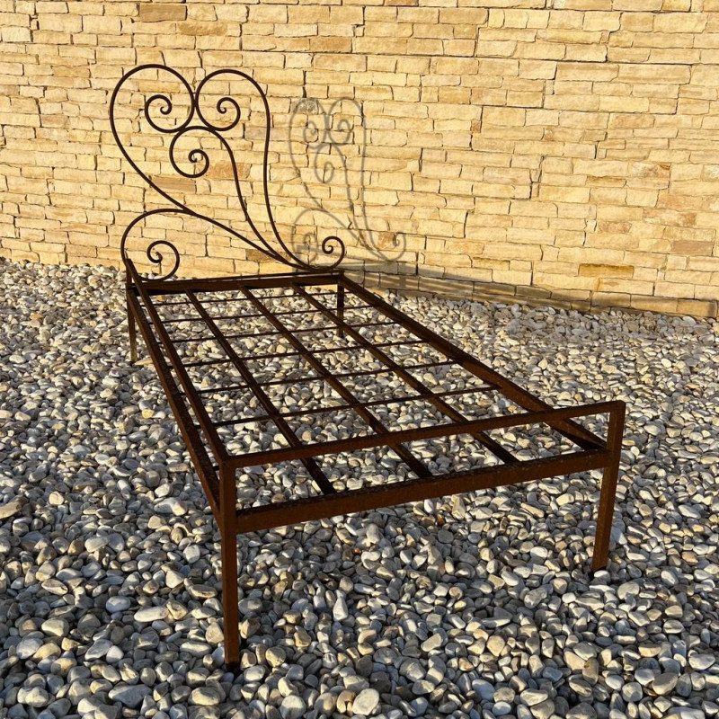 Lit - Fer Forgé - Jumeau - 190/90cm -