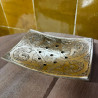 Porte Savon - Laiton - Rectangle - Coulé - Ciselée -