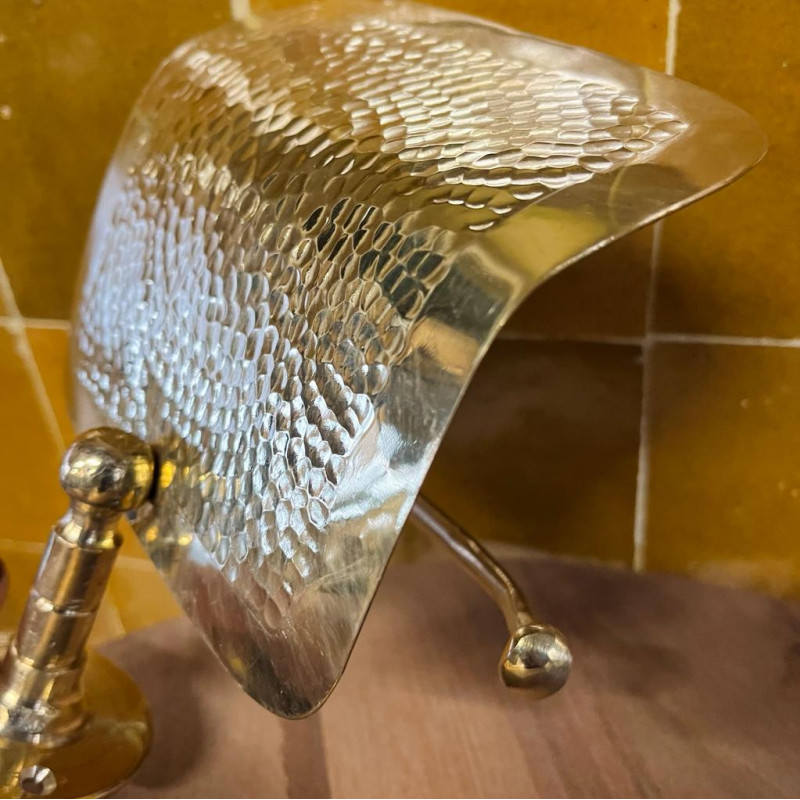 Support - Papier Toilette - Laiton - Martelé -
