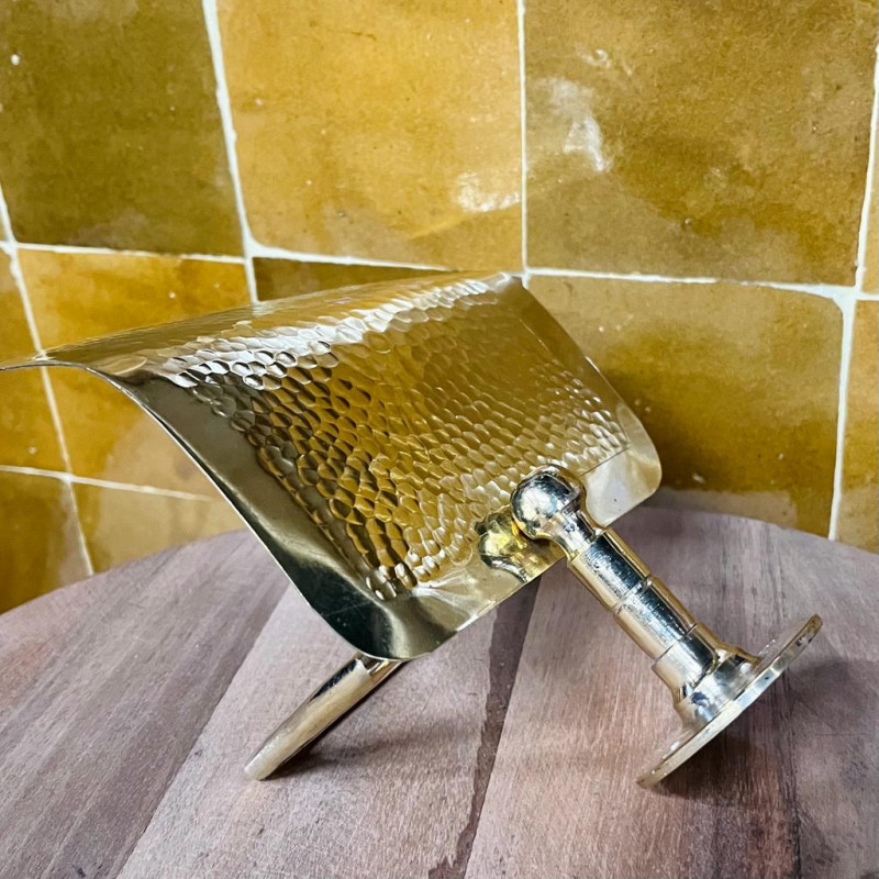 Support - Papier Toilette - Laiton - Martelé -